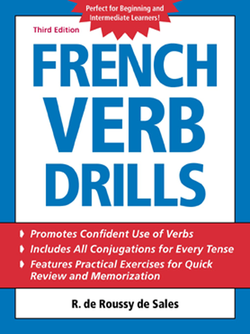 Title details for French Verb Drills by R. de Roussy de Sales - Available